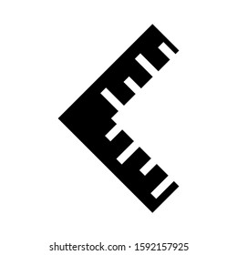 rulers icon isolated sign symbol vector illustration - high quality black style vector icons
