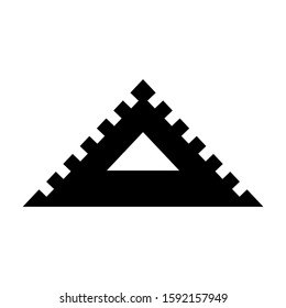 rulers icon isolated sign symbol vector illustration - high quality black style vector icons
