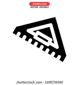 rulers icon or logo isolated sign symbol vector illustration - high quality black style vector icons
