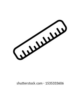 rulers icon trendy flat design