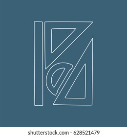 Rulers icon, vector illustration design. Education objects collection.