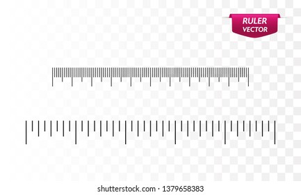 rulers template inches centimeters vector illustration stock vector royalty free 1379658383