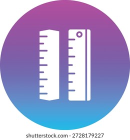 Rulers vector icon. Can be used for printing, mobile and web applications.