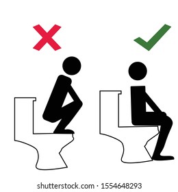rules of behavior in the toilet
