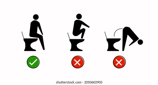 rules of behavior in the toilet