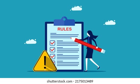 Rules and guidelines. Legal conditions of the organization. Write a draft corporate policy