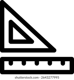 rules icon. Thin Linear Style Design Isolated On White Background