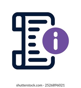 ícone regras. vetor ícone de tom duplo para o seu site, celular, apresentação e design de logotipo.