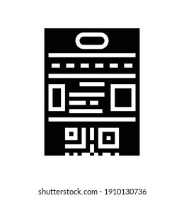 rules lotto glyph icon vector. rules lotto sign. isolated contour symbol black illustration