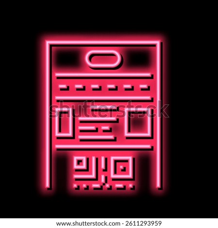 rules lotto neon light sign vector. rules lotto illustration