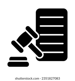 Rules Vector Glyph Icon For Personal And Commercial Use.
