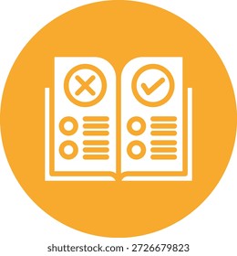 Ilustración de diseño de íconos de Vector de reglas