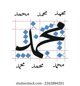 Rules for writing the Arabic name Muhammad. Translation - name Muhammad