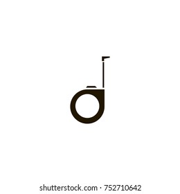 ruller icon. sign design