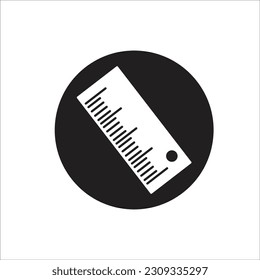 ruller line new vector icon