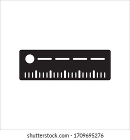 Ruller Stationery Icon Vector Illustration