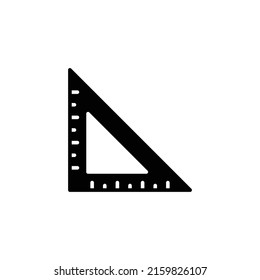 Ruller symbol template for graphic and web design collection stencil vector illustration