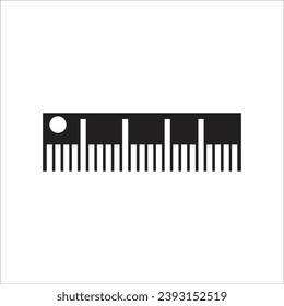 plantilla de línea de icono de vector de regla plantilla de línea de icono de vector