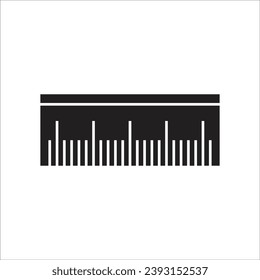 Lineal-Vektorsymbol-Linie templateruller Vektorsymbol-Vorlage