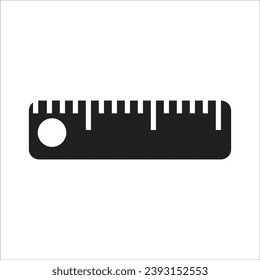 plantilla de línea de icono de vector de regla plantilla de línea de icono de vector