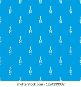 Rum pattern vector seamless blue repeat for any use