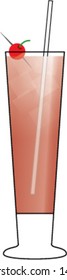 Rum Runner On Ice Cocktail