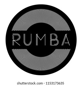 rumba label , stamp