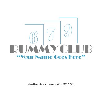 Rummy Club - Vector Logo Template