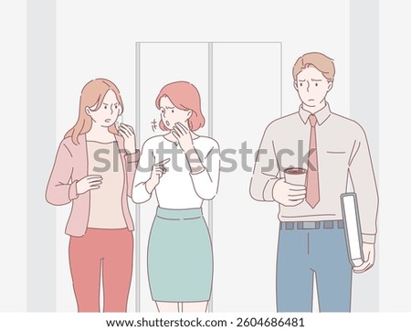 Rumors, truths, rumours, inconveniences, disgusting, bad smell, backstabbing, facial expressions, workplaces, elevators, smells, in-laws,