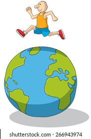 run around the world