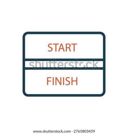 run away icons outline and Flat Style,transparent background