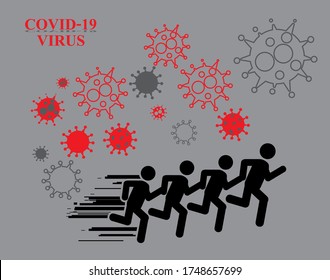 Run away from the virus