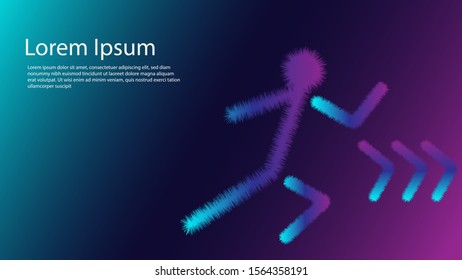 run background design modern style technology. particle concept.