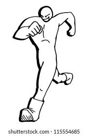 Run character draw