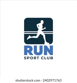 Run club logo  design for Templates