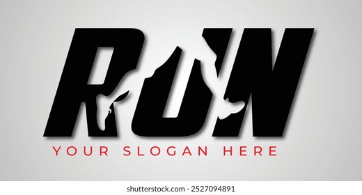 Run club logo design for Templates