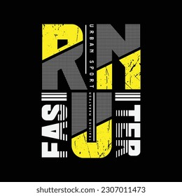 Run faster t-shirt and apparel design