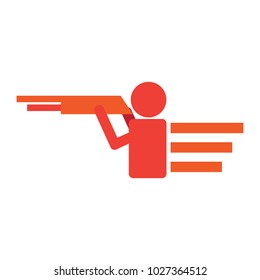 Run Hunt Logo Icon Design