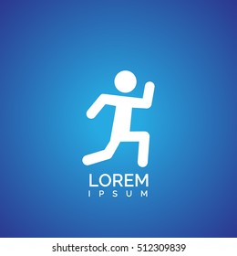 run icon design