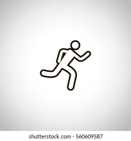 run icon. sign design