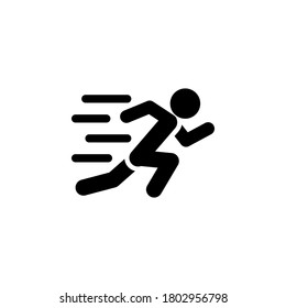 Run Icon Vector Sign Isolated Graphic Stock Vector (Royalty Free ...