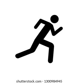 run icon trendy  template
