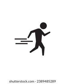 run icon, vector best flat icon.