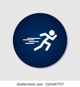 Run Icon Vector Design
