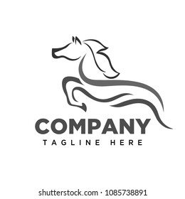 run Jumping horse logo