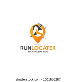 run locater logo template