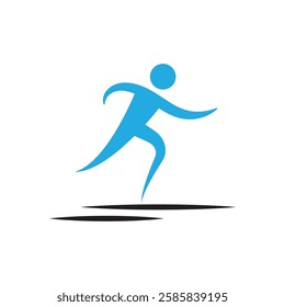 Run logo icon illustration flat