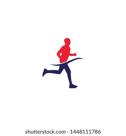 Run Logo Template Design Vector Stock Vector (Royalty Free) 1448111786 ...