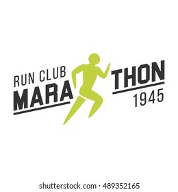 Run, Marathon, Fun Run Logo