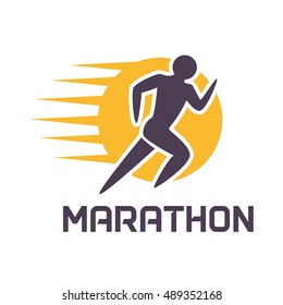 Run, Marathon, Fun Run Logo